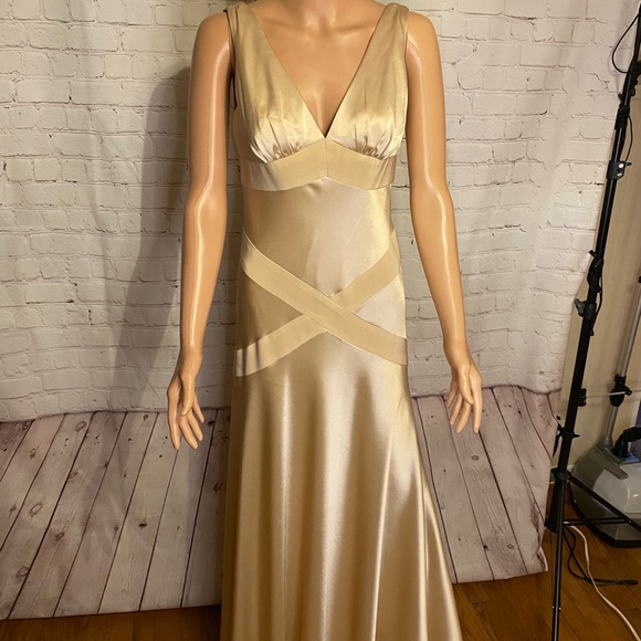 ABS by Allen Schwartz new year’s dress gown cocktail...